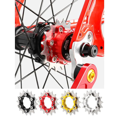 Dope Single Speed Conversion Kit 13T To 22T Cogs With 17T Cassette And Spacers Fits Shimano Or Sram 8 To 11 Speed HG Cassettes