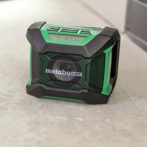 18V MultiVolt Cordless Bluetooth Radio with 15 Level Bass and Treble Equalizer, compact lightweight design, tool body only