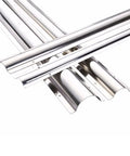 Slick Metal Cable Raceway Kit For Home And Office 100cm Cord Cover Wire Hider with Screws, waterproof and dirt resistant, shown unfolded.