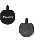 Ultra Reliable Semi Metallic Bicycle Disc Brake Pads For Hayes MX2 MX3 MX4, 1 Pair, black, top and bottom view