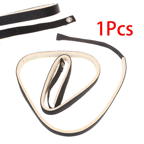 Replacement Friction Brake Resistance Strap For Indoor Cycling Bike And Elliptical Machines shown in black, heavy-duty belt