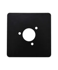 Universal 170W Power Steering Kit For Utv Side By Side Easy Hook Up Makes Cruising On Trail Feel Like A Dream Cuts Heavy Steering Eliminates Bump Wobble Solid Sealed Shafts Built Tough square black mounting plate with center hole for steering installation