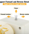 Toggle switch for forward and reverse rotation on All In One Fishing Rod Repair Kit With Stepless, Speed Adjustable Wrapping Winder