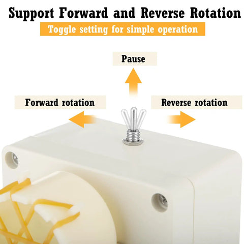 Toggle switch for forward and reverse rotation on All In One Fishing Rod Repair Kit With Stepless, Speed Adjustable Wrapping Winder