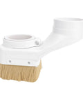 White drop in ready 80mm CNC spindle dust boot with brush for tight seals and zero debris worries while engraving.