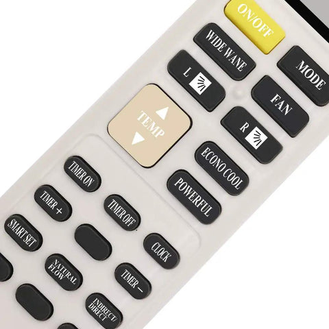 Top Shelf Drop In Replacement Remote Control For Split Air Conditioner Features Clear Fahrenheit Display Only No Sweat Seasonal Operation And Fast Setup Pairing For Easy Home Cooling Comfort That Keeps It Crisp All Day Long