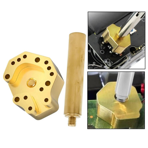 Joystick Soldering Tip With Adapter Pro Grade Tool For Controller Repair And Maintenance For Gamers And Tech Nerds Copper Desoldering Tip