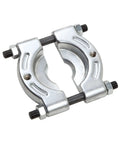 Heavy Duty Bearing Splitter And Remover Tool With Adjustable Diameter Angled Edges in silver forged alloy steel