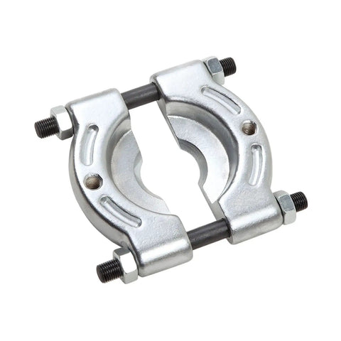 Heavy Duty Bearing Splitter And Remover Tool With Adjustable Diameter Angled Edges in silver forged alloy steel