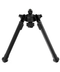 Front view of Rifle Bipod Gun Rest For Hunting And Target Shooting, MLOK Compatible, Ultralight Mil Spec Aluminum With Durable Polymer Feet