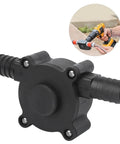 Mini Portable Centrifugal Water Pump Self Priming Handy Drill Powered For Quick Water Transfer Durable Plastic And Stainless Steel Build Great For Industrial And DIY Jobs, black plastic pump
