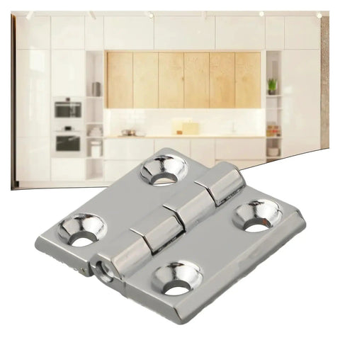Rotating Concealed Door Hinges Heavy Duty Zinc Alloy Butt Hinge displayed in kitchen setting