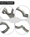 Details of 1.5 To 4 Inch Stainless Steel Tri Clamp With Quick Connector And Quick Release Clamp for 2 Inch Pipe