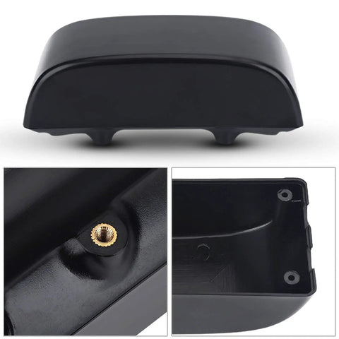 Tough As Nails E Bike Battery Controller Box With Reinforced Plastic And Metal Cover For Electric Mountain Bikes viewed from the front, showing lid and securing points.