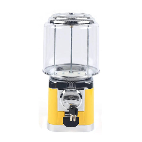 Front view of Dope Gumball Candy Vending Machine Auto Coin Operated Dispenser Holds 200 Balls And 600 To 1000 Coins Fits 1.26 Inch Balls