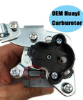 OEM Huayi Carburetor Replacement For Firman W01682 W2000i 2000/1600W Generator with Gaskets shown in hand