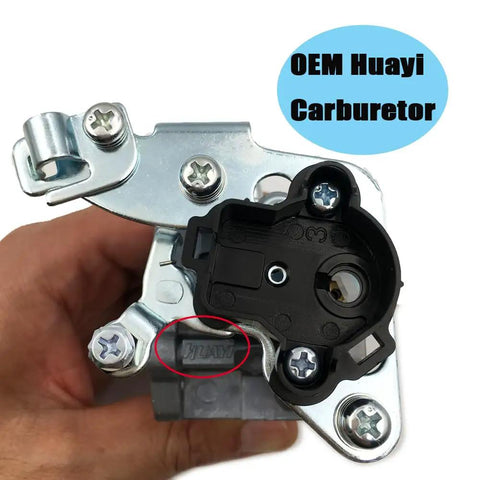 OEM Huayi Carburetor Replacement For Firman W01682 W2000i 2000/1600W Generator with Gaskets shown in hand
