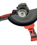 Hardcore Shop Grade Cordless Angle Grinder 4 5 To 6 Inch With Fast Braking And Secure Paddle Switch Tool Only for heavy duty metal cutting.