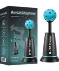 Baseball Batting Training Machine With Metal Frame And Auto Throw For All Skill Levels Youth And Adults Realistic Pitching Spheres And Comprehensive Solo Practice Gear, boxed view