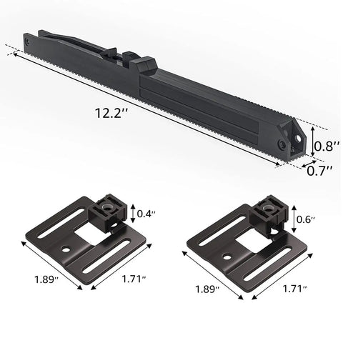 Heavy Duty Barn Door Soft Close Kit For Single Doors 132 To 176 Lbs With Spring Buffer Damper Hole Free