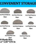 80 Piece Woodruff Key Set With 8 Sizes Carbon Steel Half Moon Keys for Flywheels Shafts and Crank Applications shown.