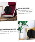Heavy Duty Adjustable Drum Backpack With Massive Capacity Oxford Fabric Waterproof Gig Bag for instrument storage with shoulder straps.