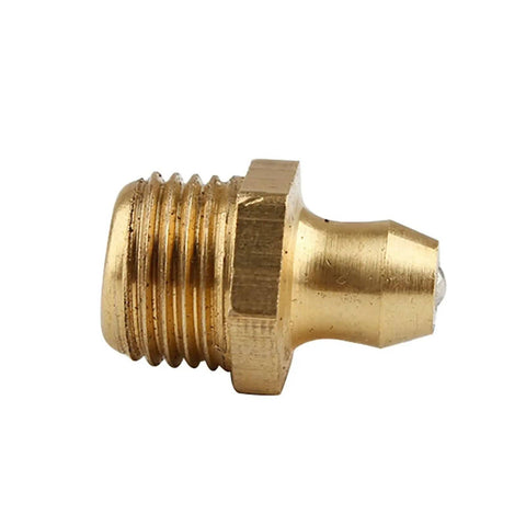 Grease Fitting Assortment 15 Piece Set With M6 M8 M10 Brass Straight Nipples For Equipment High Temperature Resistant Oil Nozzle Fitting Kit