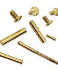 24K Gold Plated 1911 Grip Screws And Pins Kit For All Full Size 1911 Models 45 ACP And 9mm Hardened Steel Set Of Four