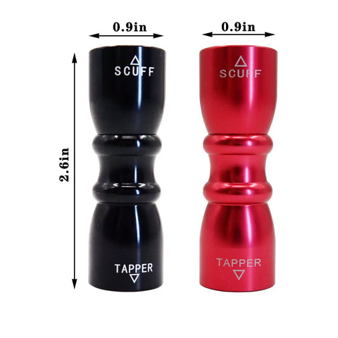 Three In One Pool Cue Tip Tool Scuffer Shaper And Aerator For Billiards 2024 Upgrade Improve Spin And Consistency On Any Cue Great Gift For Husbands And Best Friends Black