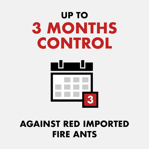 Fire Ant Shield Yard Protection Granules For Lawns And Home Foundations, Quick Kill Queen And Colony, 3 months control illustration