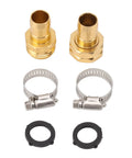 Ditch Your Dripping Hose Now With This Epic 3 Set Garden Repair Kit Featuring Heavy Duty Stainless Steel Clamps And Tough Aluminum Alloy Fittings For Airtight Seals On All 5/8 Inch And 3/4 Inch Hoses Plus Bonus Washers And Connectors To Fix Messy Outdoor. Hose repair kit with brass fittings, stainless clamps, and washers for 5/8 and 3/4 inch hoses