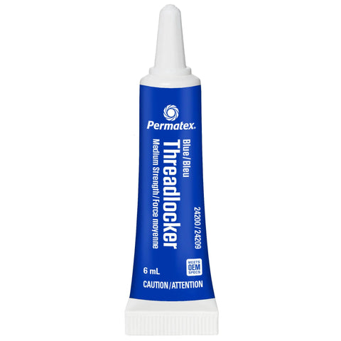 Blue Medium Strength Threadlocker For Quick Vibration Control And Leakage Prevention Seals And Prevents Rust On Threads 6 ml tube