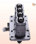 Premium Fuel Injection Pump For Caterpillar Cat Engines 3024 24C C2 C1 showing metal body and four fuel spray nozzles.