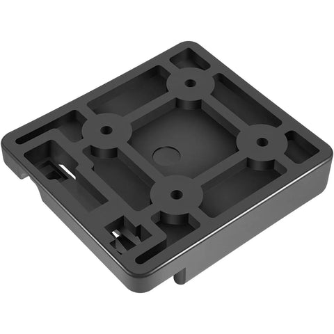 Black Tab Lock Quick Mount Base for Downriggers No Fuss Easy Install Fits Cannon Small Body Manual Mini Mag and Mini Mag Downriggers