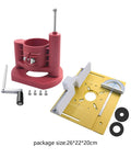 Precision Router Table Insert Plate With Heavy Duty Router Lift System And Durable Bakelite Fence Easy Mount Flip Gate Upgrade For Woodworking Shops Rock Solid Game Changer Tool set including lift plate, fence, and adjustment wrench.