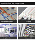 Dude, this awesome PVC Pipe Bender Spring Set And PPR Thread Repair Drill Bit Kit Is Total Game Changer For Plumbing Pros. Image showing various PVC pipes in applications.
