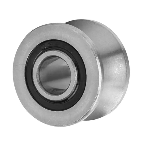 Round Bottom Track Groove Pulley Bearing for Industrial Automation and Photography Equipment Stainless Steel Sliding Roller 8x22.5x14.5mm