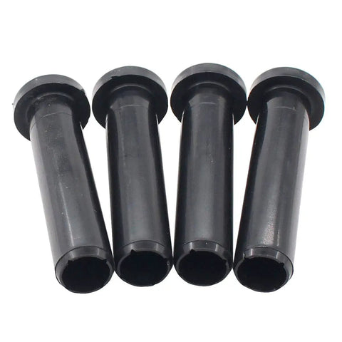 Front Suspension Control Arm Long Beefed Up Bushing With Spacer For Polaris Ranger And Xplorer UTVs Fits Ranger 500 4x4 6x6 2003 2004 Ranger 425 2x4 2003 2004 Ranger 500 2x4 2005 Xplorer 250 2000 2002 black pack of 4