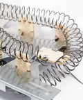 Whirlpool Dryer Heating Element Replacement 5400W 240V, WP3387747 Compatible, close-up of coil and terminal design.