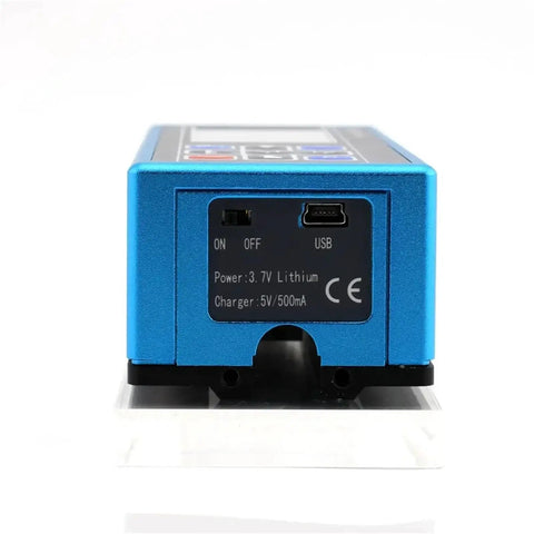 No Sweat Handheld Surface Roughness Tester Ndt120 Compact Portable Gauge rear view showing USB and power ports.