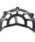 Premium Heavy Duty Vented Black Dry Clutch Cover Straight Fire Cooling System for Monster 1000, featuring alloy design.