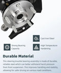 Front Right Steering Knuckle And Wheel Bearing Hub Assembly For Hyundai Sonata 2011 2012 2013 That Fits Without Sport Suspension 2.4L 14mm Bolt Hole 27 Splines OE Reference 698464 Replacement Part close-up showing materials, strong bearing capacity, and high temperature hardening features.