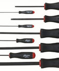 9 Piece Balldriver Screwdriver Set With ProHold Tip And ProGuard Finish displayed in various sizes from 1.5 to 10mm.