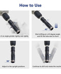Diamond core drill bit for hard stone, 1 inch laser-welded diamond hole saw with 5/8-11 thread