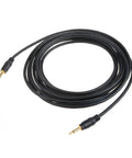 3.5mm Mono Audio Cable With 12V Trigger And IR Receiver Extender For AV Gear, One Eighth Inch TS Male To Male Patch Cable, durable connectors