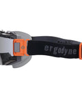 Side view of Modi OTG Safety Goggles Built For Over Glasses Use All Day Comfort with indirect venting and adjustable strap