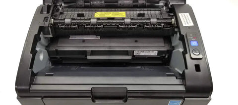 High Performance Wireless Monochrome Printer With Mobile Printing And Home Office Setup showing internal mechanism for fast document output.