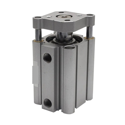 Heavy Duty Compact Double Acting Pneumatic Cylinder With Guide Rod Featuring Slick Hardened Shaft And Hella Tough Anti Corrosion Finish For Rock Solid Machine Projects
