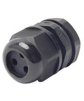 M25 Three Hole Waterproof Nylon Cable Gland With Adjustable Locknut for Two to Five Millimeter Wire, Outdoor Durable Kit