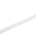 Pacific Grove Collection 30 Inch Twisted Accents Shower Door Towel Bar in Matte Black with Solid Brass, shown at angle